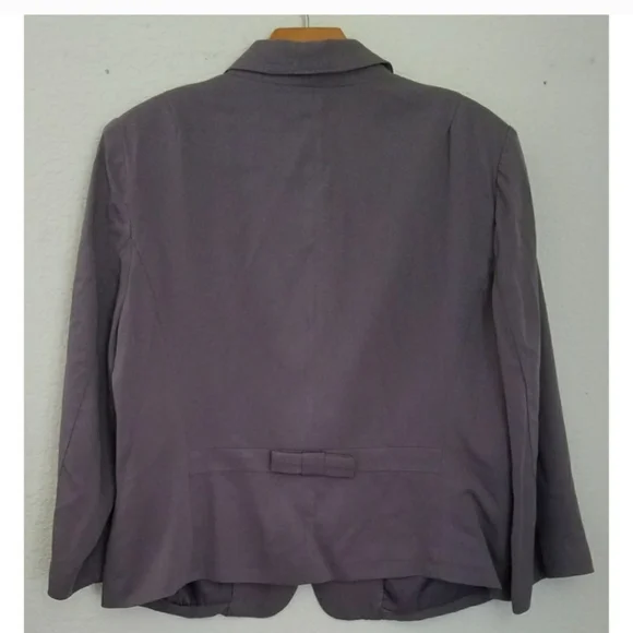 LC Lauren Conrad Purple Grey Work Blazer‎ - Picture 2 of 5